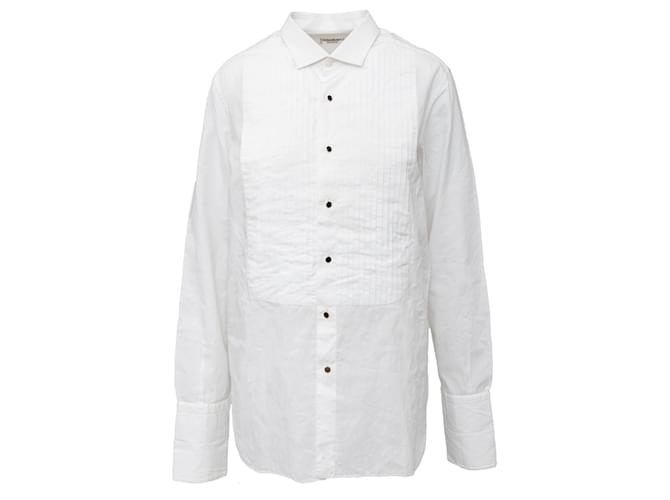 Camicia da smoking Yves Saint Laurent Bianco