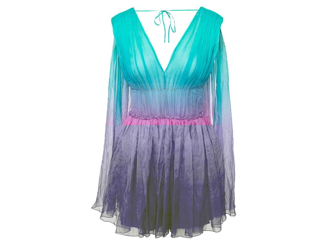 Abito Mini Ombré Alberta Ferretti Multicolore