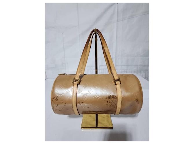 Borsa a mano Bedford Monogram Vernis Louis Vuitton Beige