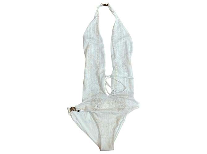 Costume da bagno BALMAIN T.FR 38 Sintetico Bianco