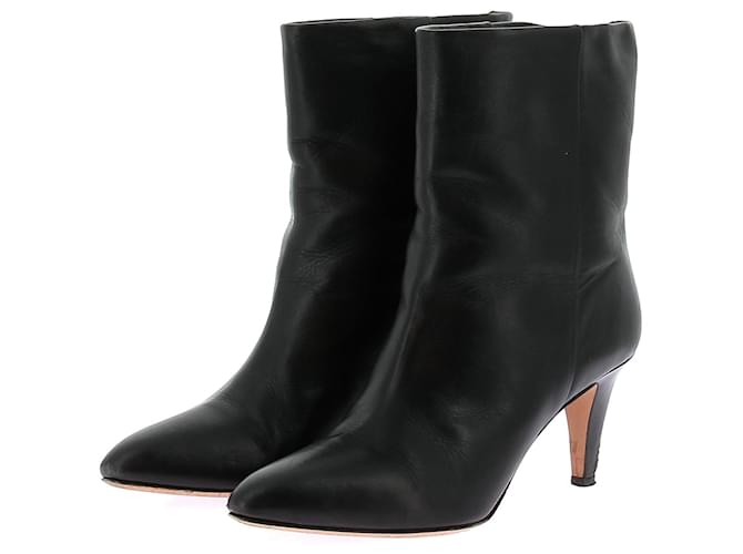 ISABEL MARANT Stivaletti T.EU 39 Pelle Nero