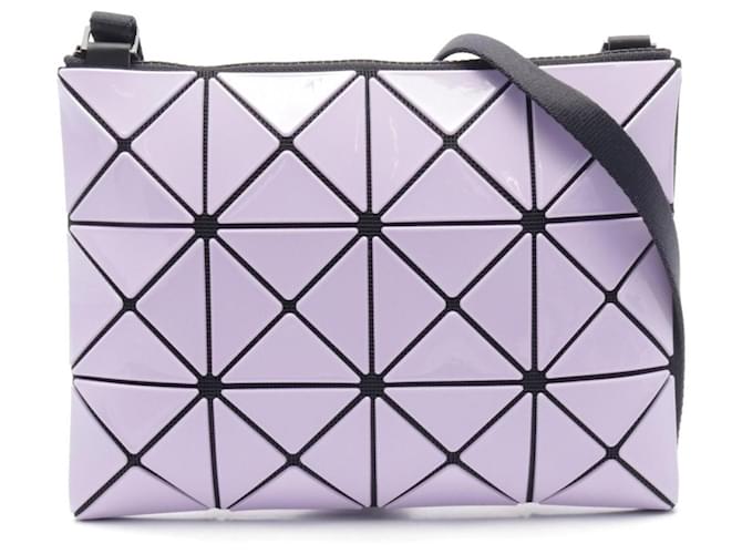 Autre Marque BAO BAO ISSEY MIYAKE Borsa a spalla in tela rivestita in PVC Bao Bao BB31AG616 Porpora