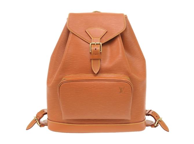 Zaino Montsouris GM Epi di Louis Vuitton D'oro