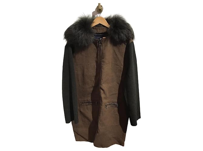 Cappotti LANVIN T.Internazionale XL Lana Cachi