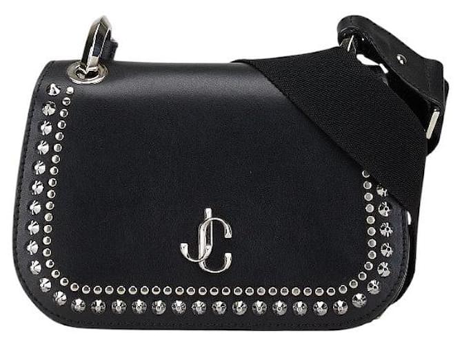 Borsa a tracolla in pelle Varenne di JIMMY CHOO Nero