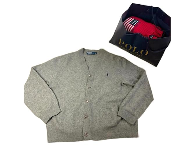 Polo Ralph Lauren Gilet in cotone grigio Ralph Lauren - XL