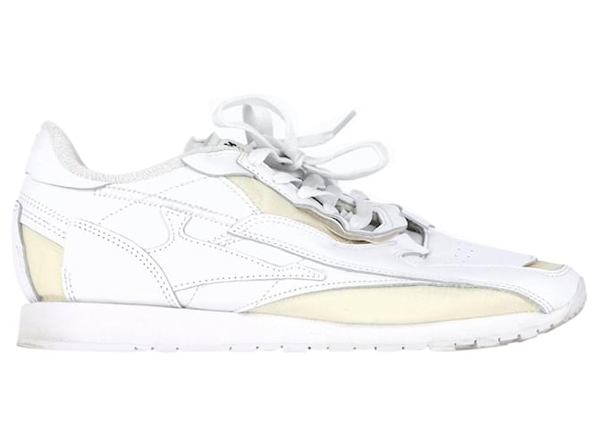 Maison Martin Margiela Sneakers basse Memory Of Maison Margiela x Reebok in pelle bianca Bianco