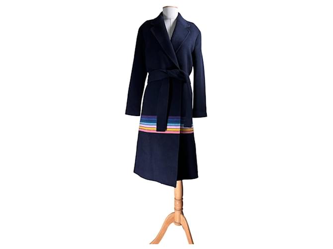 Paul Smith Cappotti, Capispalla Blu Multicolore