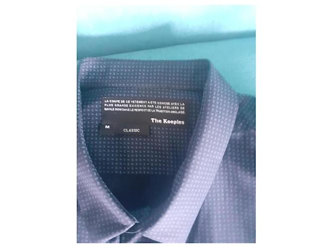 Camicia da uomo The Kooples media Blu scuro