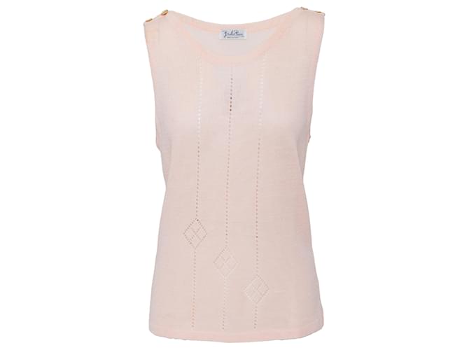 Top in maglia vintage Emilio Pucci Rosa