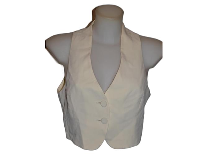 Emporio Armani gilet Bianco Bianco sporco