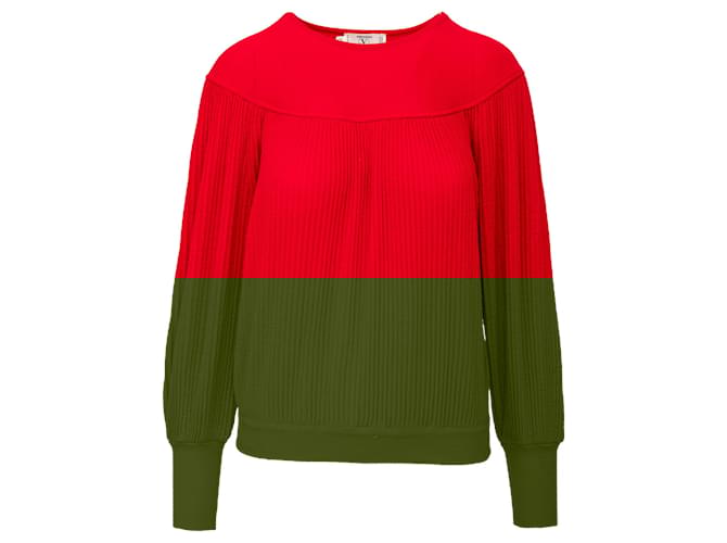 Top in maglia plissettata Valentino Studio Rosso