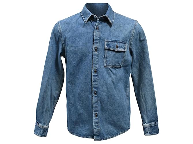 Apc Camicia in denim A.P.C. in cotone blu Blu chiaro