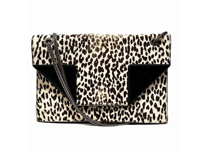 Borsa Betty Yves Saint Laurent Crudo Marrone scuro