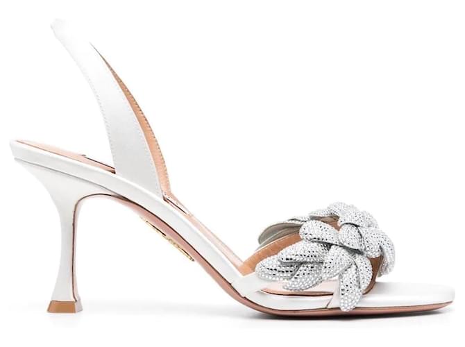 Aquazzura Sandali Bianco sporco