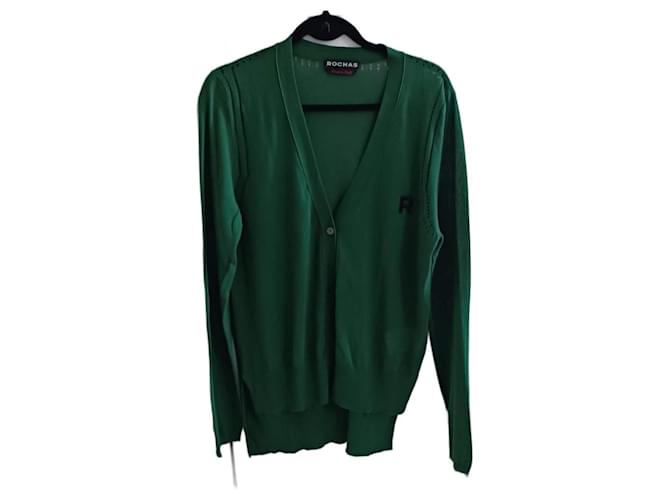 Rochas Gilet di cotone Verde scuro