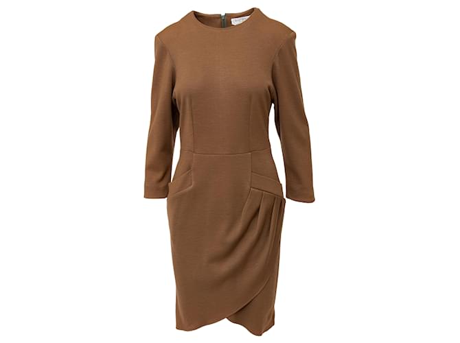 Abito in lana Variation Yves Saint Laurent Marrone