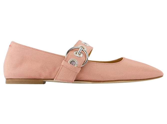 Ballerine Eyelet Uma - Aeyde - Seta - Rosa