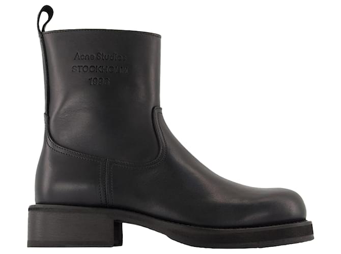 Fn Mn Shoe000280 Stivaletti - Acne Studios - Pelle - Nero