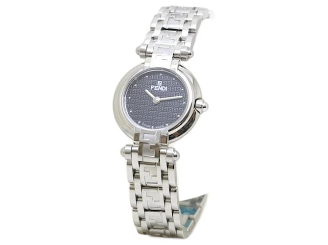 Orologio Fendi in acciaio inossidabile al quarzo F75210L Nero