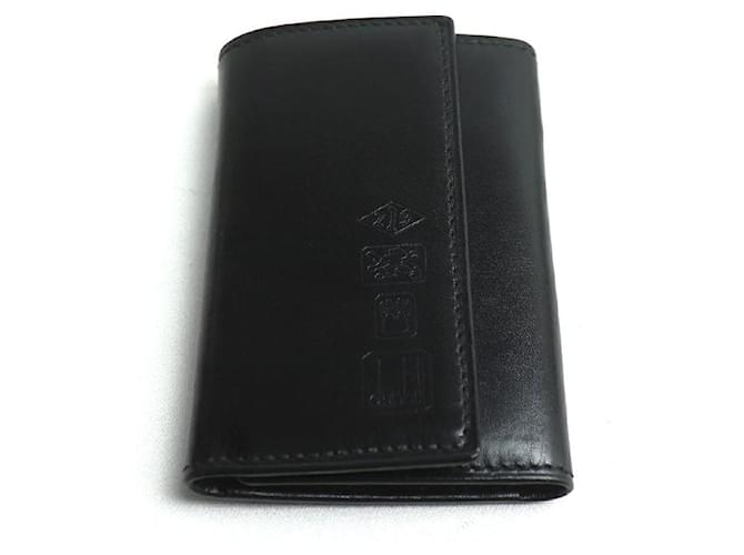 Alfred Dunhill Portachiavi in pelle Dunhill 6 nero