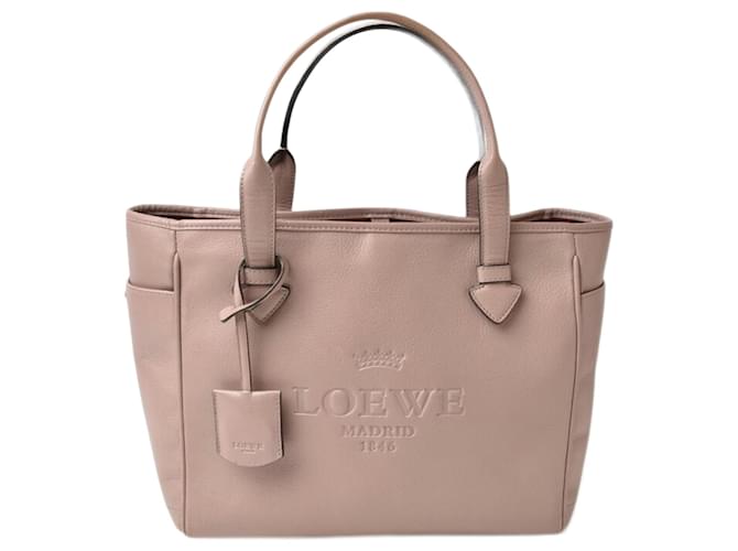 Borsa Tote Heritage Rosa Chiaro Loewe