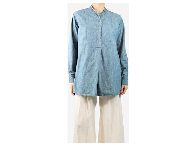 Isabel Marant Etoile Blusa in denim blu - taglia UK 10