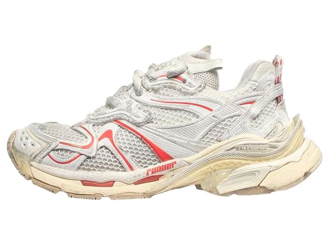 Balenciaga Scarpe da corsa bianche e rosse - taglia EU 38 Bianco