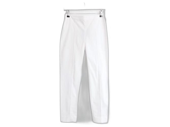 Pantaloni in cotone bianco sporco Mirel Symphony di Loro Piana