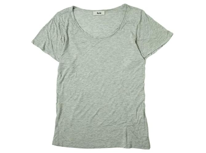 T-shirt Tencel BUTTERFLY TEN di Acne Marrone