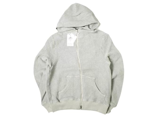 Givenchy HOODIE IN COTONE CON ZIP HONEYCOMB Marrone