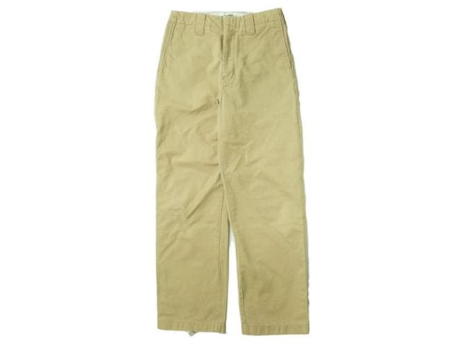 Pantaloni in twill di cotone beige Acne Studios