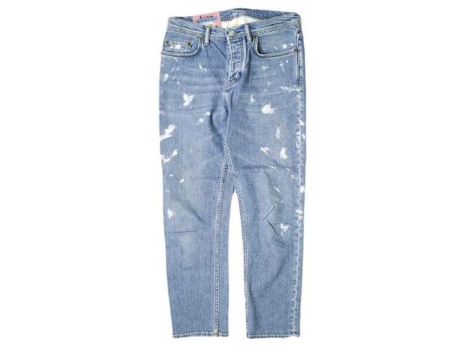Pantaloni in denim vintage Bla Konst River Paint di Acne Studios Blu