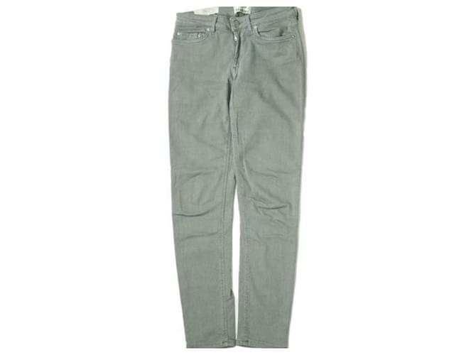 Jeans skinny in denim Acne Studios 26 grigio Marrone