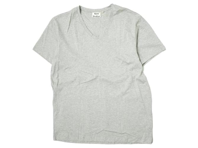 T-shirt V-Neck ENIS S Grigio di Acne Studios Marrone