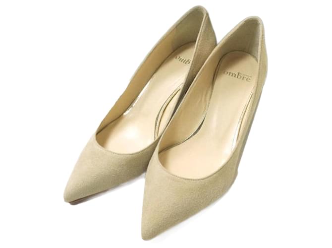 Autre Marque Décolleté in suede beige Ombre di Peridopal