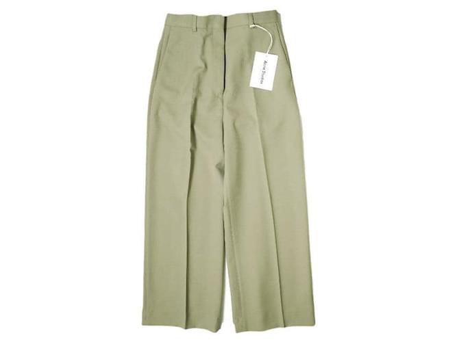Pantaloni a vita alta in misto lana Acne Studios