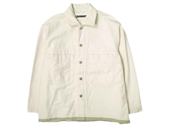 Giacca in denim Boxy Jil Sander Giacca di cotone Crudo