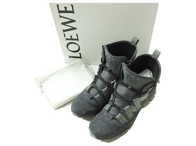 Stivali da trekking in suede con dettagli Loewe Marrone