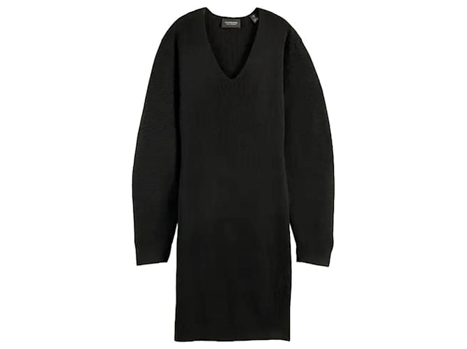 Scotch and Soda Mini abito in maglia morbida Scotch & Soda in nero