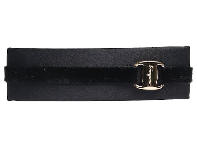 Salvatore Ferragamo Fermaglio per capelli nero