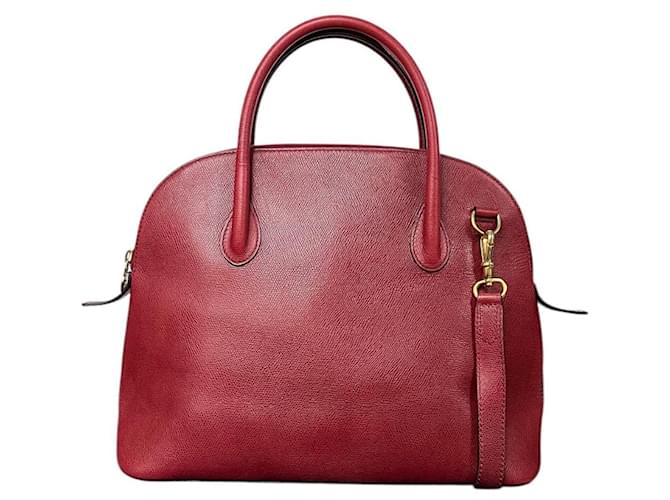 Borsa Céline Modello Bolide - Portata a mano o a tracolla - Colore bordeaux Rosso