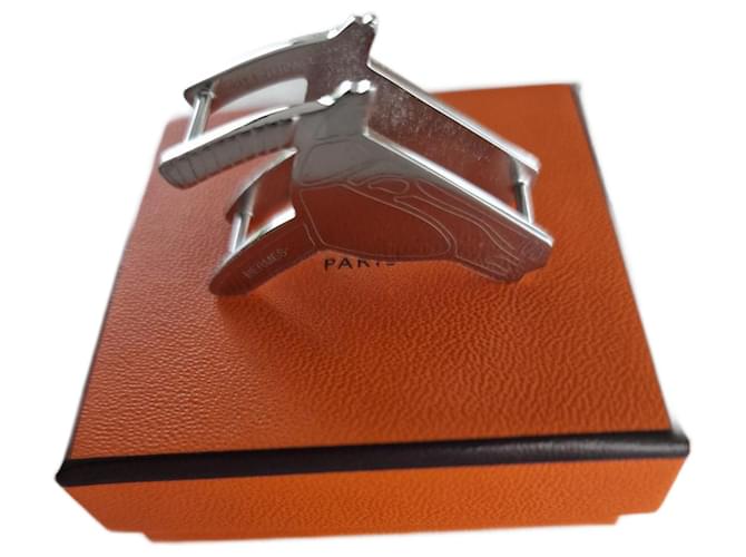 Anello Quadrato HERMÈS Argento