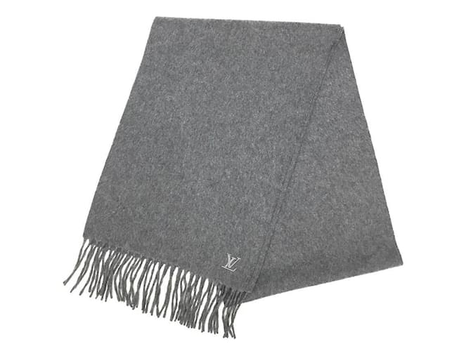Stola in cashmere Louis Vuitton grigia Marrone