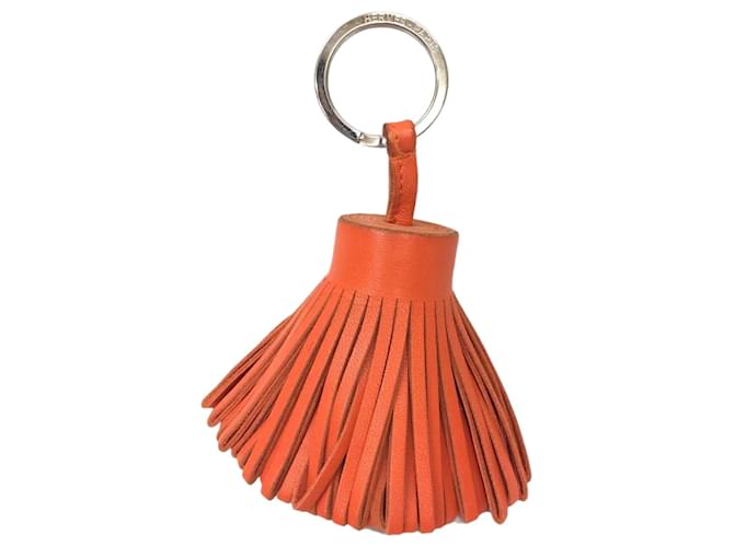 Ring Hermès Portachiavi charm Hermes Carmen Arancione