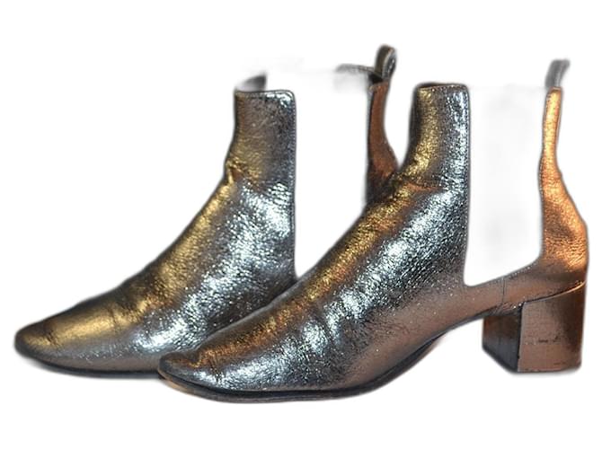 Saint Laurent stivaletti Argento