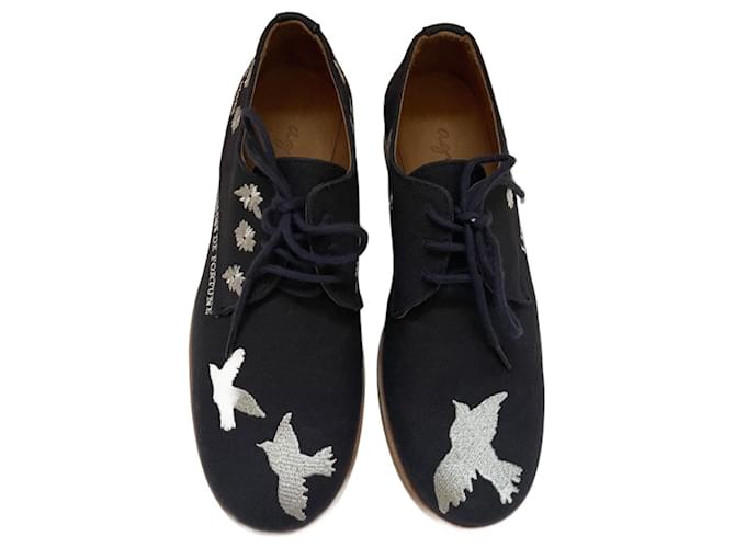 Agnès b. Stringate Blu navy