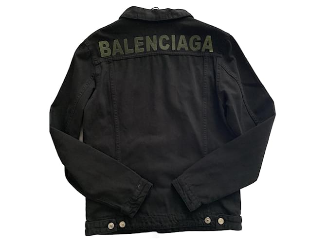 Balenciaga Giacche blazer Nero Verde oliva