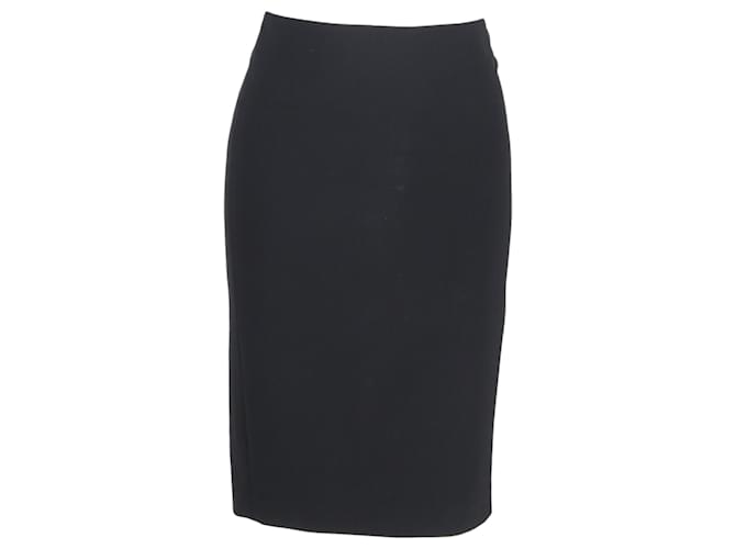 Gonna a matita Theory in lana nera Nero