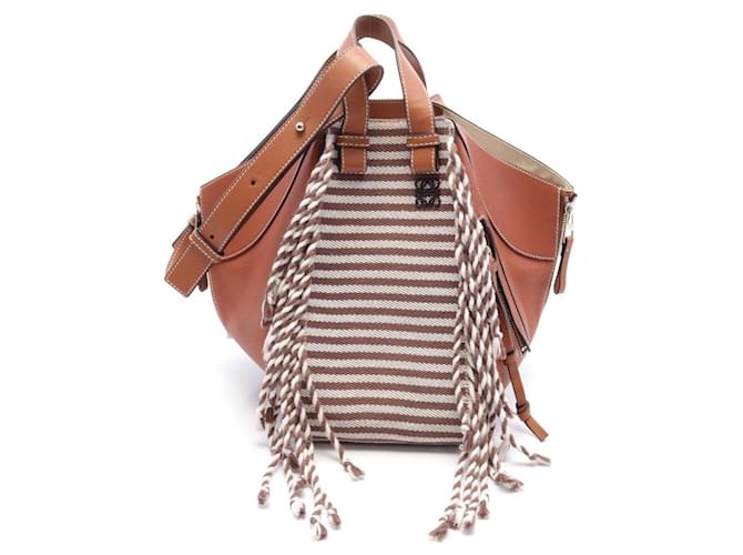 Borsa a mano Hammock Medium Loewe Marrone
